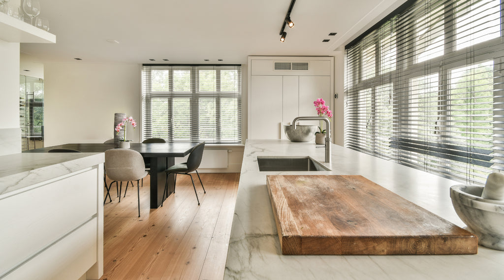 How Can I Prevent and Remove Scratches from Hardwood Floors? - Kitchen with wooden floor