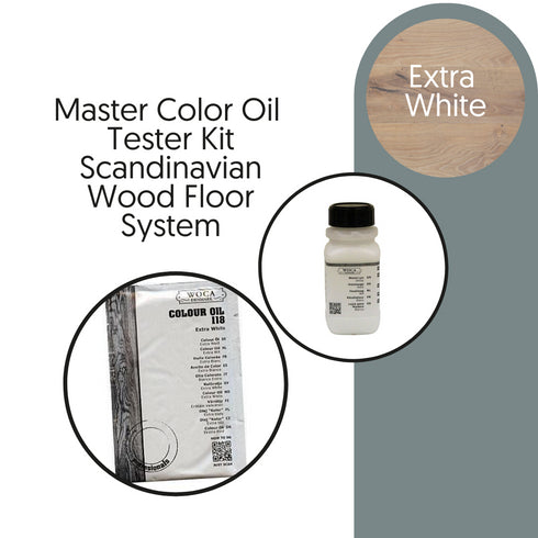 WOCA Master Color Oil Tester Kit - Scandinavian Wood Floor System