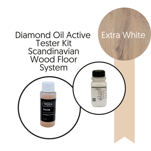 WOCA Diamond Oil Active Tester Kit - Scandinavian Wood Floor System