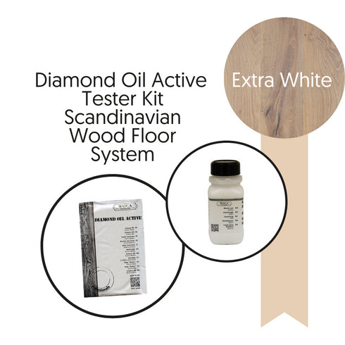 WOCA Diamond Oil Active Tester Kit - Scandinavian Wood Floor System
