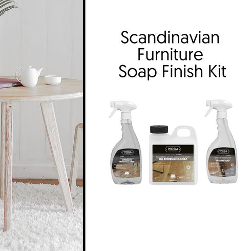 WOCA Scandinavian Furniture Soap Finish Kit