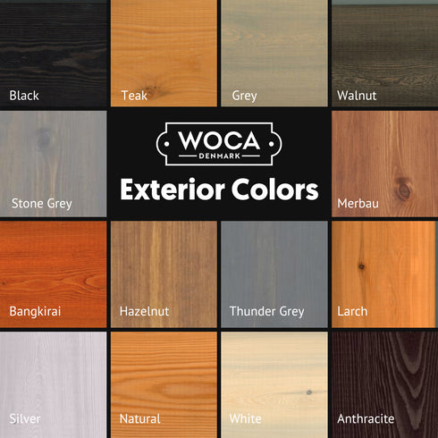 WOCA Denmark Exterior Colors