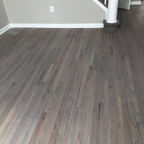 Red Oak WOCA Wood Lye Grey Master Color Oil Extra Grey