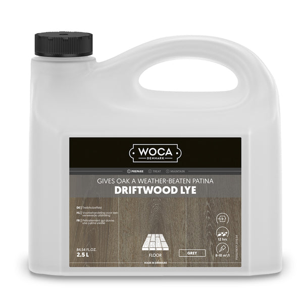 WOCA Denmark Driftwood Lye - Grey - 2.5Liter