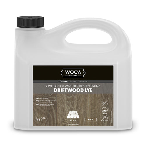 WOCA Denmark Driftwood Lye - White - 2.5Liter