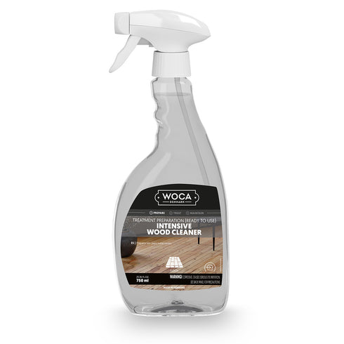 WOCA Intensive wood cleaner spray.