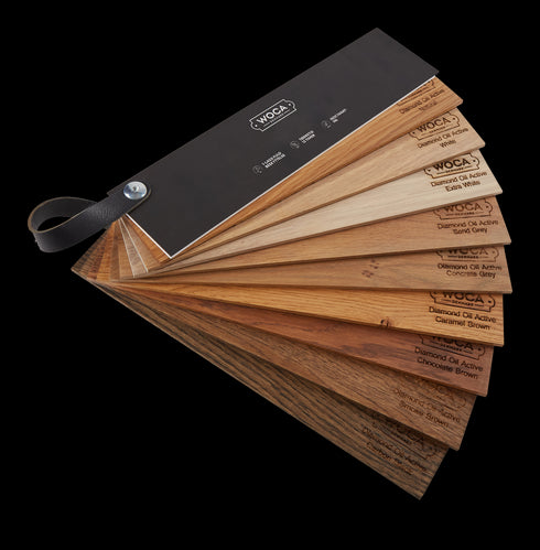 WOCA Diamond Oil Active Color Fan Deck